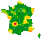 Carte Diarrhée aiguë