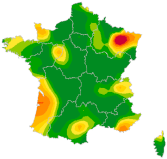 Carte Diarrhée aiguë