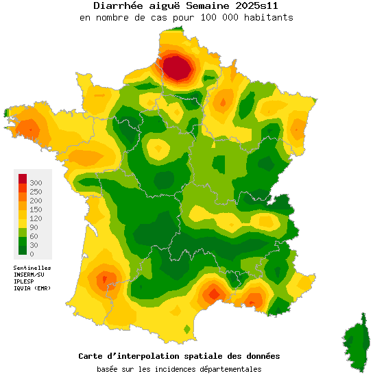 Semaine 202511 - Diarrhée aiguë - Activité modérée en médecine générale