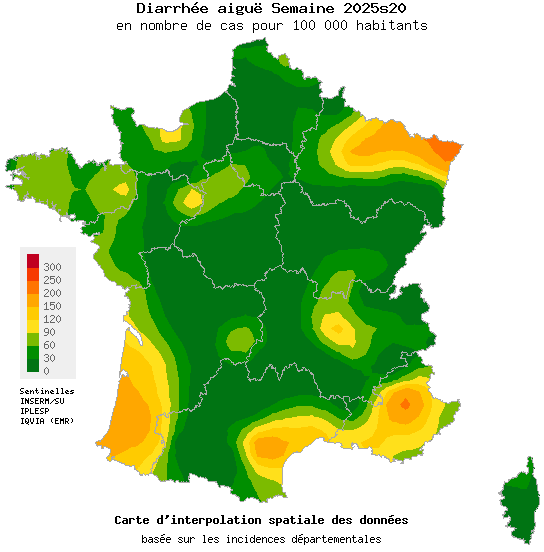 Semaine 202520 - Diarrhée aiguë - Activité faible en médecine générale