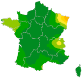 Carte Diarrhée aiguë