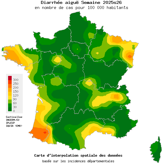 Semaine 202526 - Diarrhée aiguë - Activité faible en médecine générale