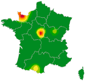 Carte Varicelle