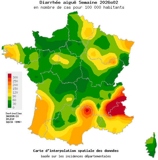 Semaine 202602 - Diarrhée aiguë - Activité faible en médecine générale
