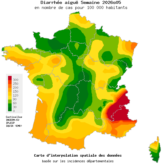 Semaine 202605 - Diarrhée aiguë - Activité faible en médecine générale