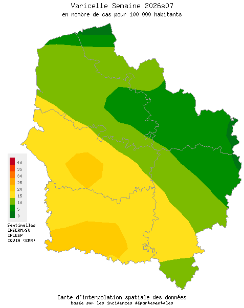 Semaine 202607 - Varicelle - Activité faible en Hauts-de-France