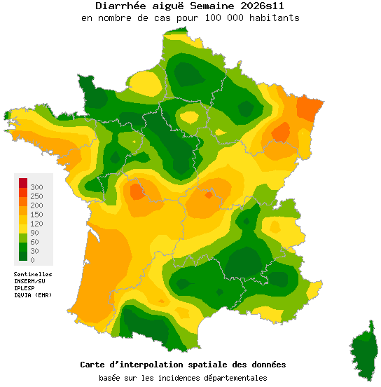 Semaine 202611 - Diarrhée aiguë - Activité faible en médecine générale