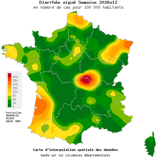 Semaine 202612 - Diarrhée aiguë - Activité faible en médecine générale