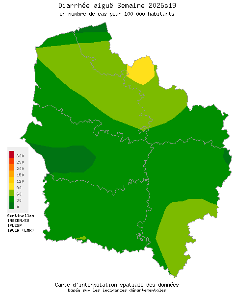 Semaine 202619 - Diarrhée aiguë - Activité faible en Hauts-de-France