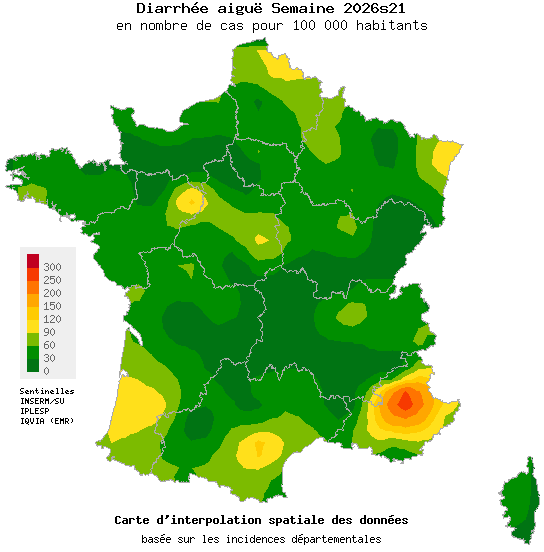 Semaine 202621 - Diarrhée aiguë - Activité faible en médecine générale
