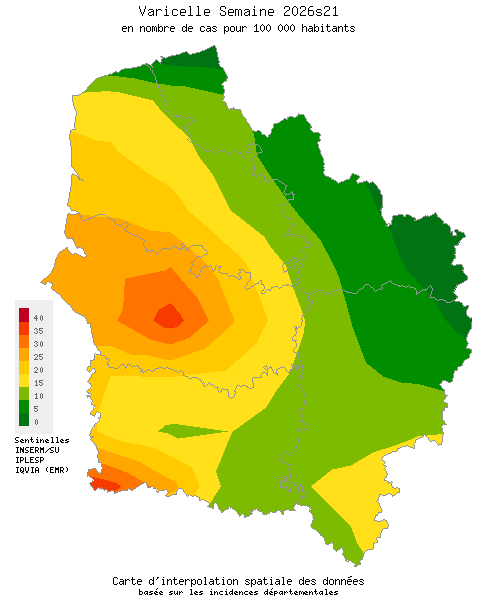 Semaine 202621 - Varicelle - Activité faible en Hauts-de-France