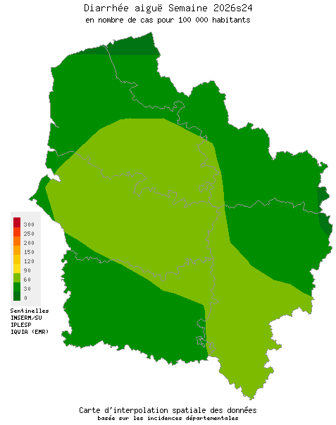 Semaine 202624 - Diarrhée aiguë - Activité faible en Hauts-de-France